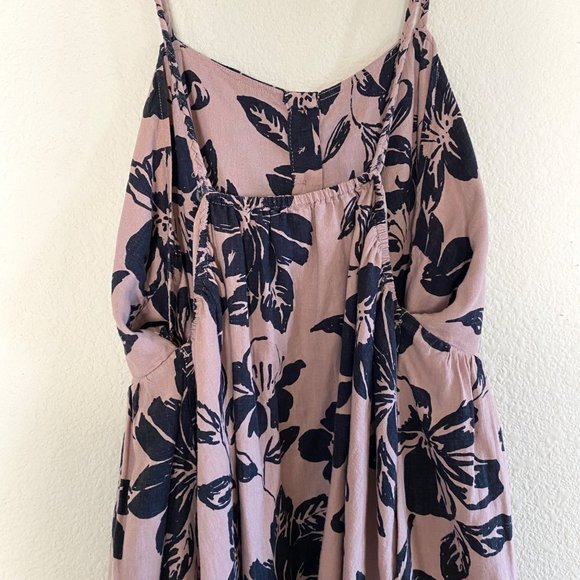 Free People The Perfect Sundress Slit Leg Spaghetti Strap Open Back Midi Dress - Picture 8 of 11